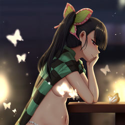 This is a pixiv picture whose title is 栗花落カナヲ.