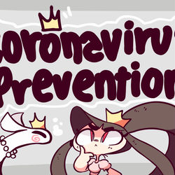 This is a pixiv picture whose title is Corona Virus Prevention (VIDEO).