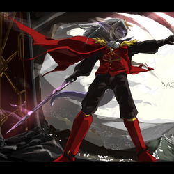 This is a pixiv picture whose title is 【PFAOS】竜群石のシルバ【原初の星光石】.