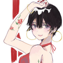 This is a pixiv picture whose title is ＾＾.