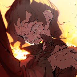 This is a pixiv picture whose title is ボスみたいにはなれないよ.