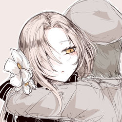 This is a pixiv picture whose title is 「物好きな人ですね」.