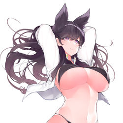 This is a pixiv picture whose title is 愛宕(アズレン).