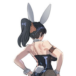 This is a pixiv picture whose title is 逆逆バニー.