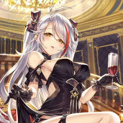 This is a pixiv picture whose title is プリンツオイゲン.