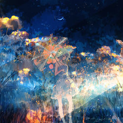 This is a pixiv picture whose title is 滲み消える.