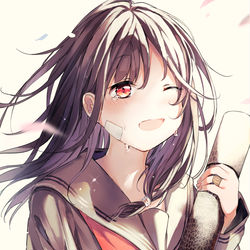 This is a pixiv picture whose title is 卒業記念日.
