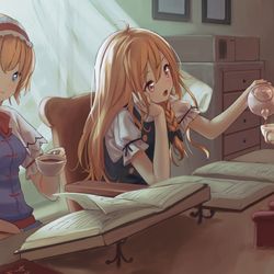 This is a pixiv picture whose title is 少し退屈.