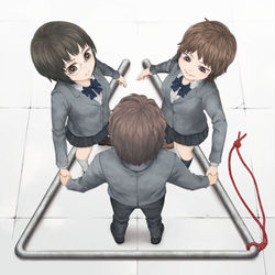 This is a pixiv picture whose title is サンカッカンケイ.