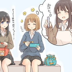 This is a pixiv picture whose title is 百合らくがきまとめ.