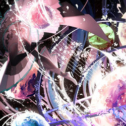 This is a pixiv picture whose title is 幻想.