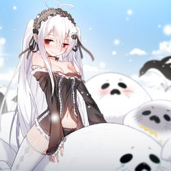 This is a pixiv picture whose title is 澪 海豹.