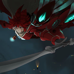 This is a pixiv picture whose title is 【PFAOS】闇の底へ【原初の星光石】.