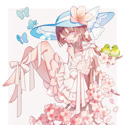 This is a pixiv picture whose title is 春うらら.