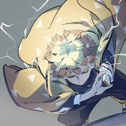 This is a pixiv picture whose title is 霹靂一閃.