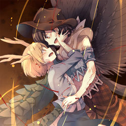 This is a pixiv picture whose title is 獣の時代.