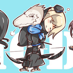 This is a pixiv picture whose title is ロドス結成一日目.