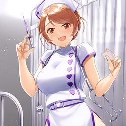 This is a pixiv picture whose title is 【148】「痛くないですよー」.