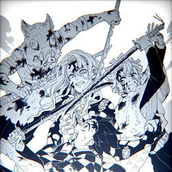 This is a pixiv picture whose title is 【本誌ネタバレ】戦え  粘れ  夜明けまで.