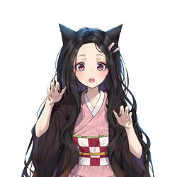 This is a pixiv picture whose title is Nezuko.