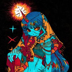 This is a pixiv picture whose title is 💫.