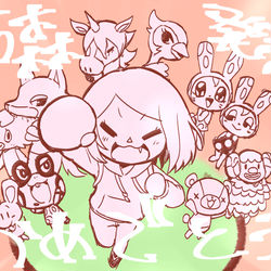 This is a pixiv picture whose title is あつまれない　どうぶつの森Ⅰ.