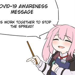 This is a pixiv picture whose title is Covid-19 Outbreak.