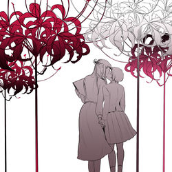 This is a pixiv picture whose title is 彼岸.