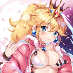 This is a pixiv picture whose title is 👑 Princess Peach 🍑.