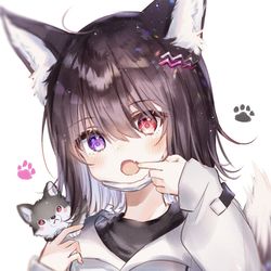 This is a pixiv picture whose title is これが八重歯〜.