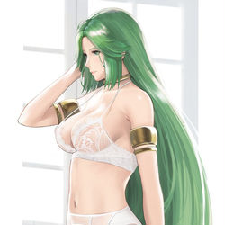 This is a pixiv picture whose title is Lingerie Palutena.