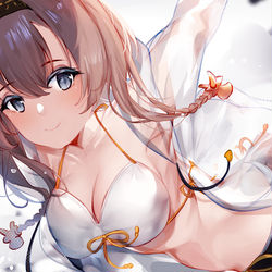 This is a pixiv picture whose title is 水着照ちゃん.