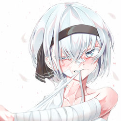 This is a pixiv picture whose title is 妖夢.