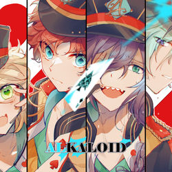 This is a pixiv picture whose title is ♠♥ALKALOID♦♣.