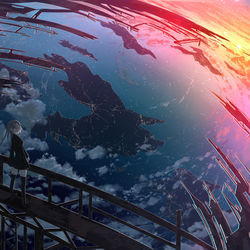 This is a pixiv picture whose title is 外郭世界.
