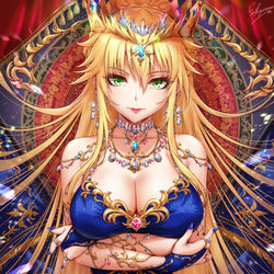 This is a pixiv picture whose title is Queen of the Great Britain.