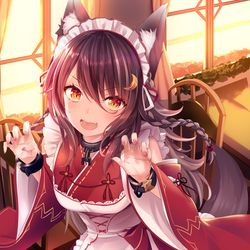 This is a pixiv picture whose title is 注文を言えご主人っ！.