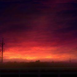This is a pixiv picture whose title is 夜待ち.