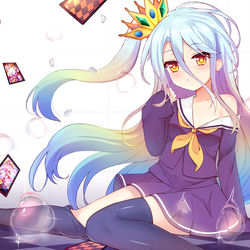 This is a pixiv picture whose title is 白.