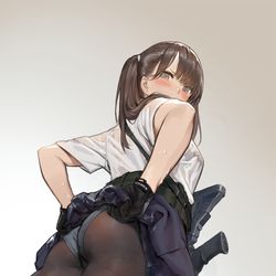 This is a pixiv picture whose title is 武装する乙女.