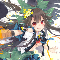 This is a pixiv picture whose title is 【DL販売開始】お空イラスト総集編.