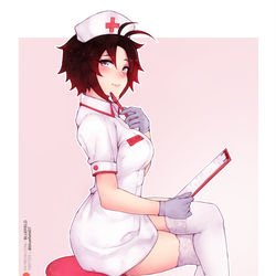 This is a pixiv picture whose title is Ruby Rose.