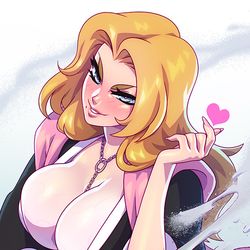 This is a pixiv picture whose title is Rangiku Matsumoto.