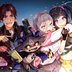 This is a pixiv picture whose title is デビベルニュイそう.