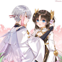 This is a pixiv picture whose title is 花.
