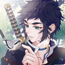 This is a pixiv picture whose title is 獪岳log.