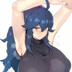 This is a pixiv picture whose title is オカマニさんの服は熱こもりそうだから袖無い方が良くない？.