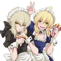 This is a pixiv picture whose title is サボリメイドセイバー.