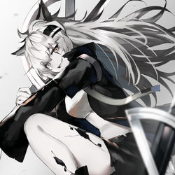 This is a pixiv picture whose title is しろくろ.