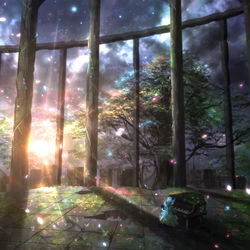 This is a pixiv picture whose title is 白鳥の歌.